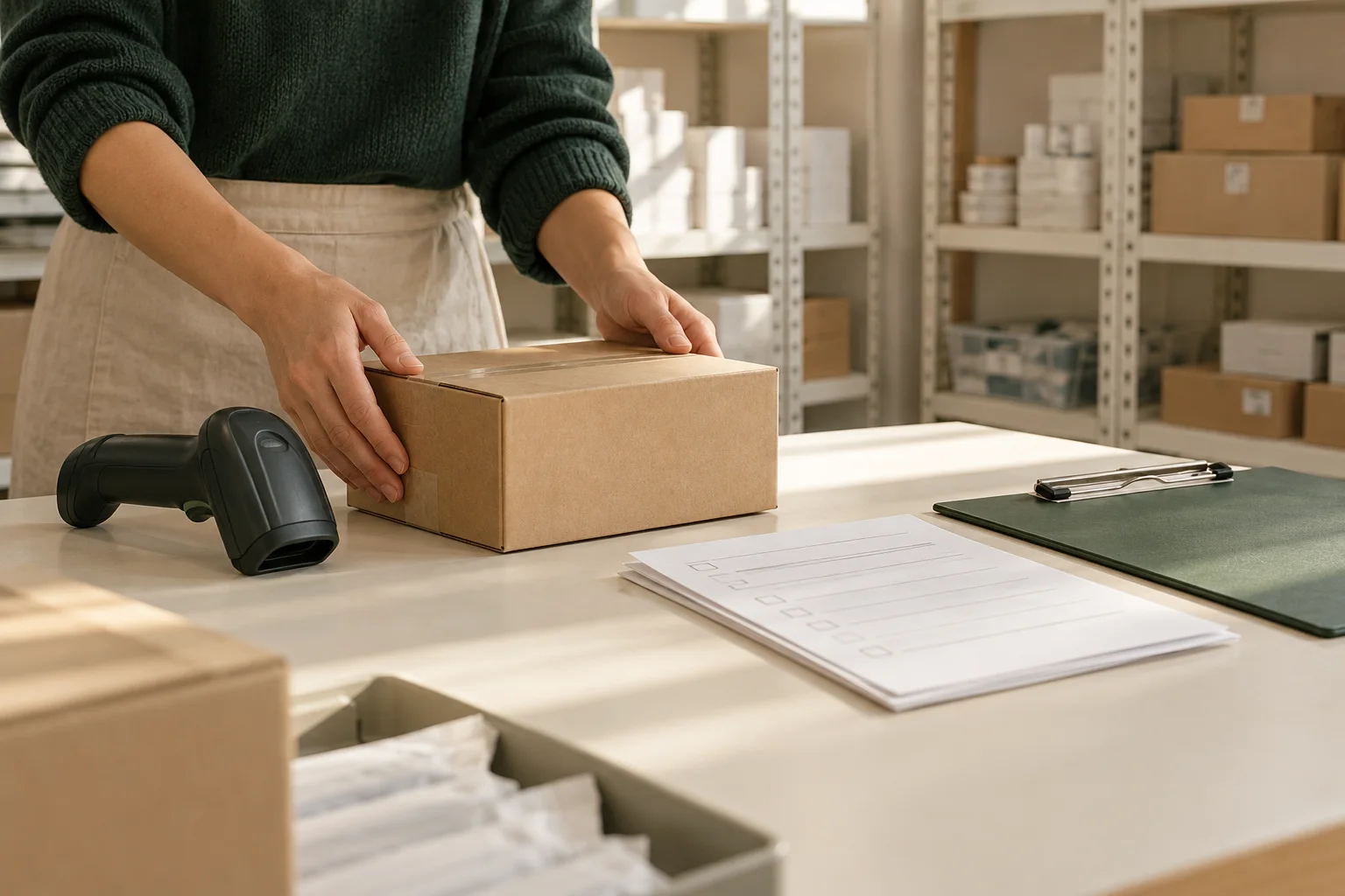 AI-generated inventory collaboration scene